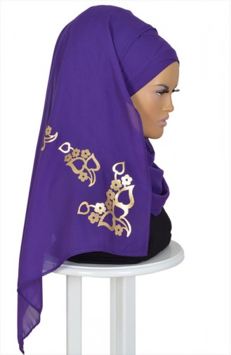 Purple Ready to Wear Turban 0014-20