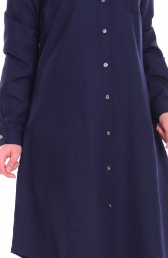 Navy Blue Tuniek 6122-03