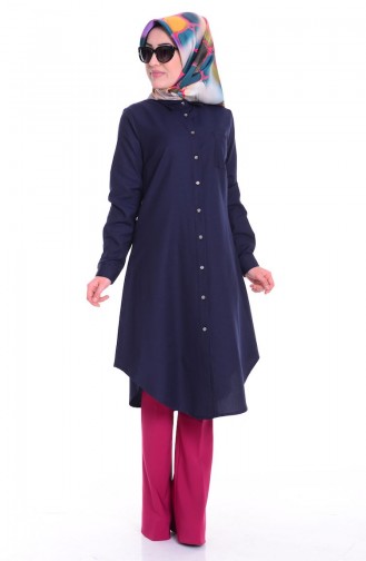 Navy Blue Tuniek 6122-03