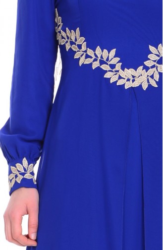 Şifon Elbise 52419-03 Saks