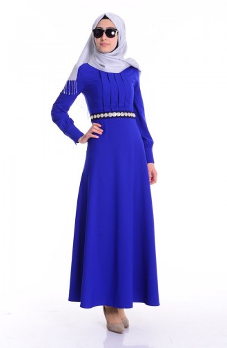 Robe Hijab Blue roi 2372-03