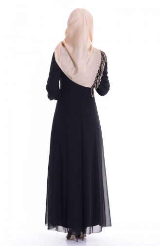 Chiffon Dress 52419-02 Black 52419-02