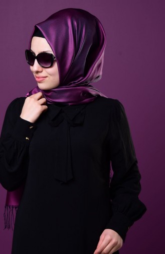 Sefamerve Snap Shawl D1-21 Purple Black 1-21