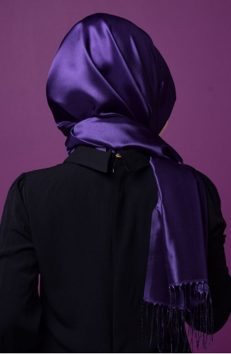 Purple Sjaal met Drukknoop 1-31