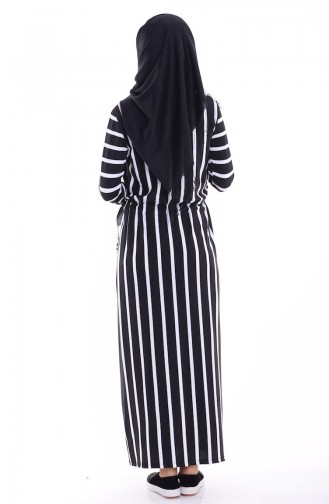 Black Hijab Dress 3514-01