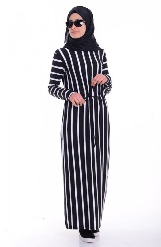 Black Hijab Dress 3514-01