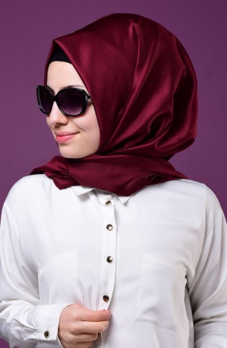 Sefamerve Snap Shawl E1-35 Claret Red 1-35