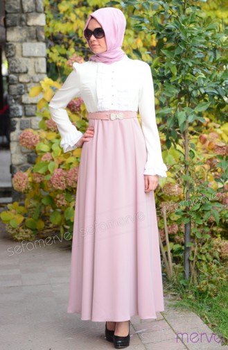 Sukran Evening Dres 4110-02 Powder 4110-02