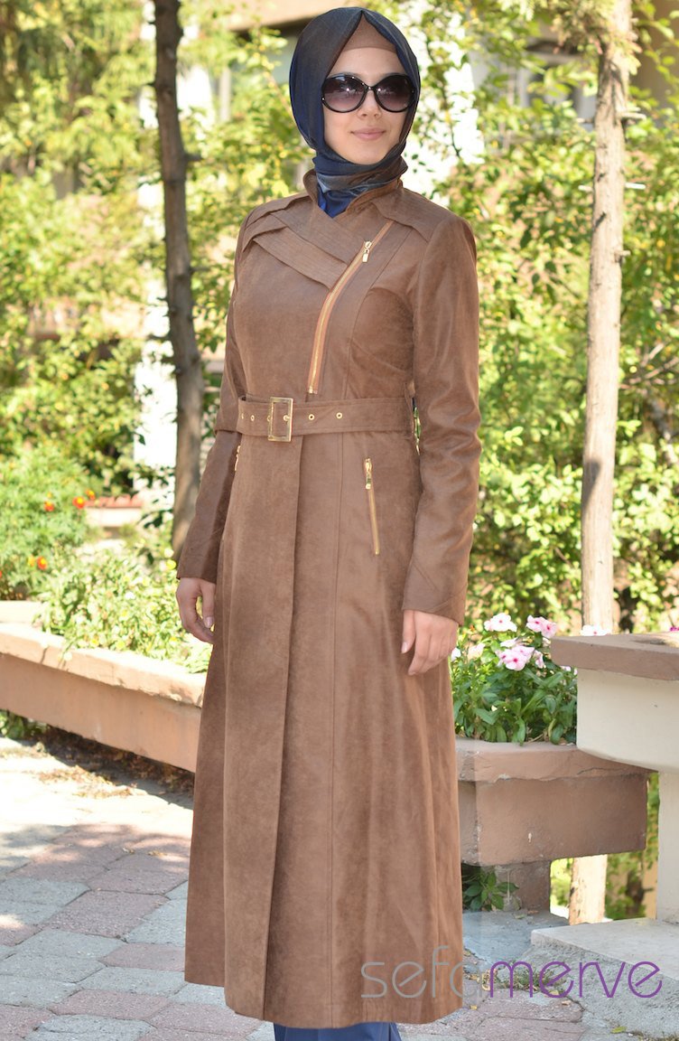 Şükran Deri Pardüse Kap 35373-03 Taba