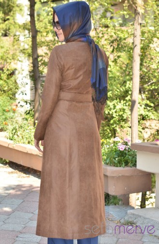 Şükran Deri Pardüse Kap 35373-03 Taba