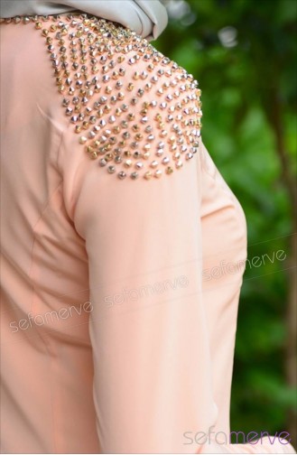 New Season Sukran Dress 4135-01 Salmon 4135-01