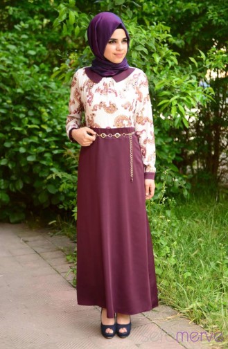 Robe Hijab Blanc 6039-05
