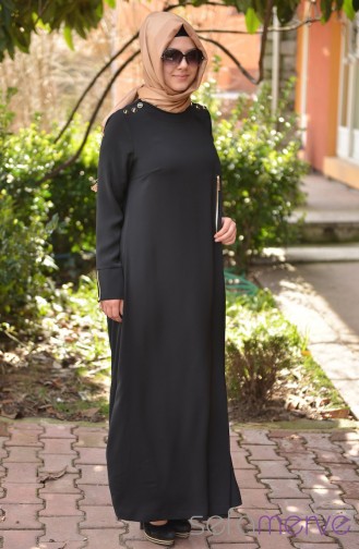 Şükran Ferace Yeni Sezon 35456-3 Siyah