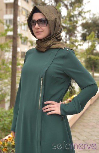 Şükran Ferace Yeni Sezon 35456-05 Yeşil