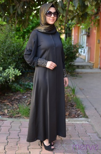 Şükran Ferace Yeni Sezon 35469-01 Siyah