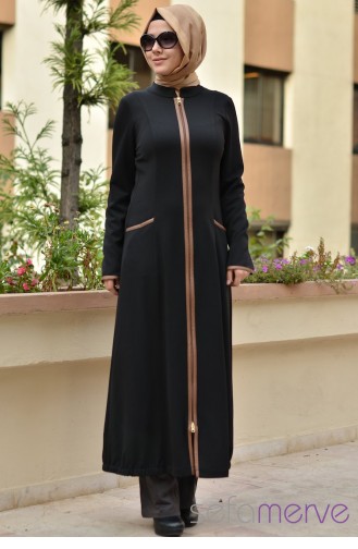 Şükran Pardüse Kap 35432-03 Siyah