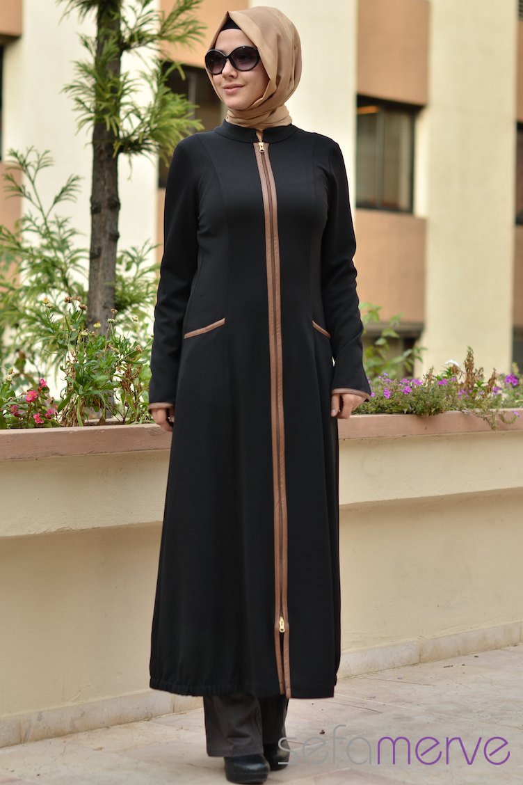 Şükran Pardüse Kap 35432-03 Siyah