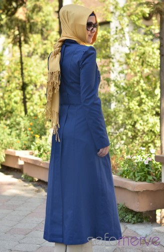Şükran Pardüse Kap 35408-07 İndigo Mavi