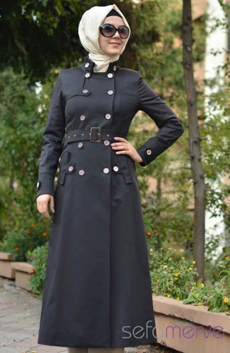 Şükran Pardüse Kap 35425-04 Siyah