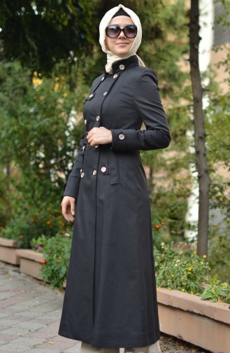 Şükran Pardüse Kap 35425-04 Siyah