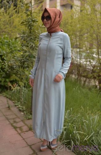 Şükran Pardüse Kap 35432-12 Buz Mavi