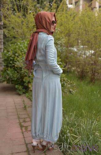 Şükran Pardüse Kap 35432-12 Buz Mavi