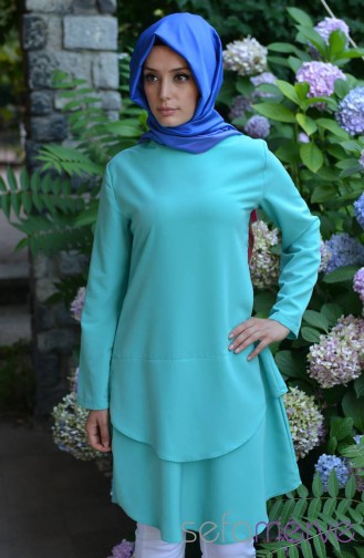 Orkide KatKat Plain Tunic 2652-07 Water Green 2652-07