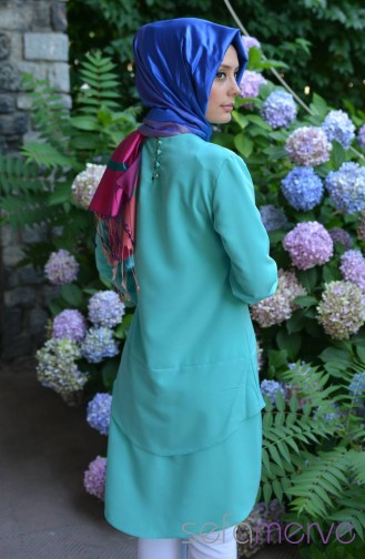 Orkide KatKat Plain Tunic 2652-07 Water Green 2652-07