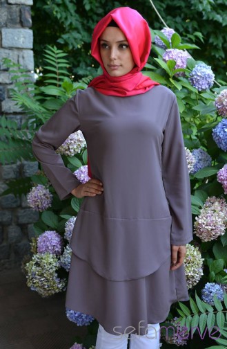 Orkide KatKat Tunik 2652-04 Vizon