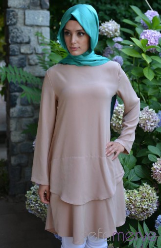 Orkide KatKat Tunik 2652-09 Bej 2652-09