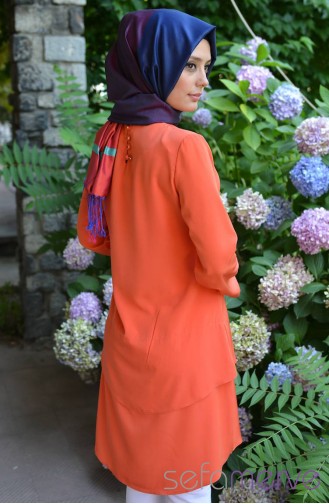 Orkide KatKat Tunic 2652-10 Orange 2652-10