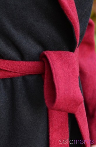 Claret red Lange Jas 2680-02