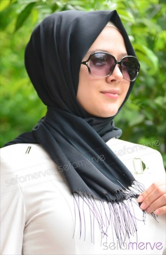 Sefamerve Suveybe Shawl 01 Black 01