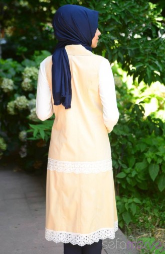 Gilet Sans Manches Moutarde 0846-03