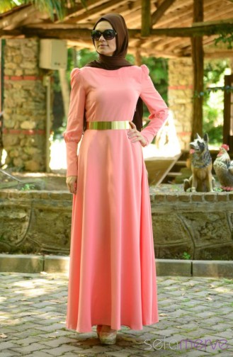 Pink İslamitische Jurk 4137-06
