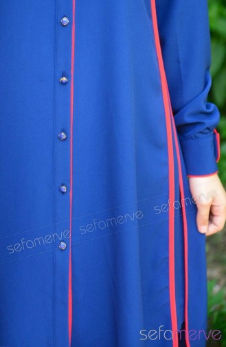 Sefamerve Zernişan Tesettür Tunik 4163-02 indigo