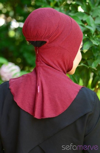 Minahill Tesettür Bone 06 Bordo 06