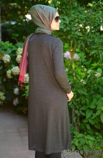 Yazlık Uzun Hırka 1478-02 Füme