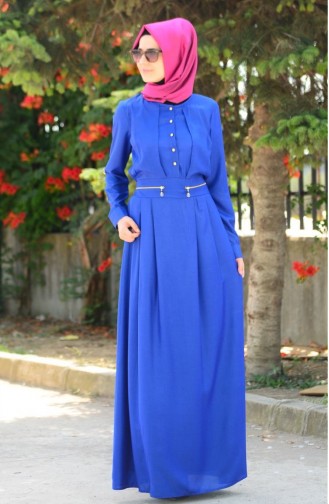 Robe Hijab Blue roi 150328-03