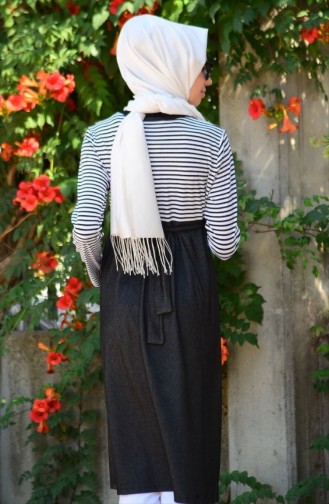 Tesettür Hamile Tunik 3998-01 Siyah