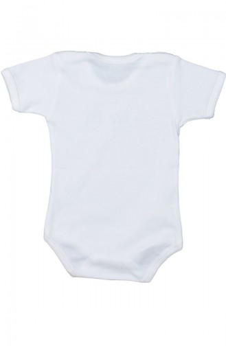 Ecru Baby Bodysuit 01341-01