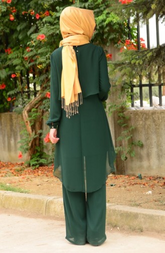 Tunik Pantolon Takım FY 62288-04 Yeşil