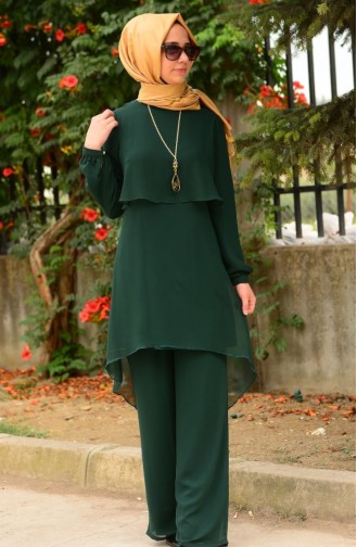 Tunik Pantolon Takım FY 62288-04 Yeşil