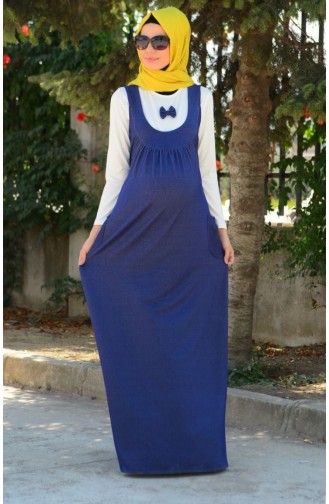 Blue İslamitische Jurk 4061-02