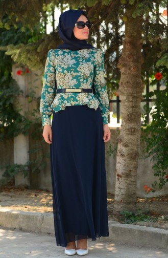 Green İslamitische Jurk 52291-04