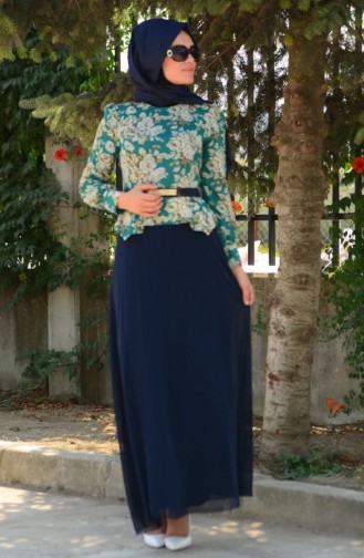 Green İslamitische Jurk 52291-04