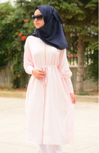 Tesettür Tunik All Day 50596-03 Toz Pembe