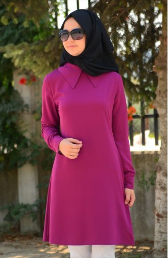 Tesettür Tunik Zernişan 4465-05 Mor