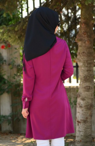 Tesettür Tunik Zernişan 4465-05 Mor