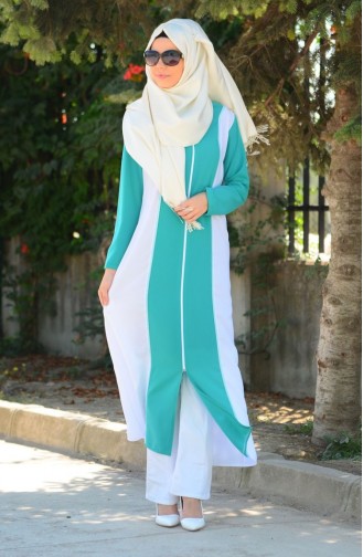 White Abaya 6450D-05